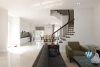 Villa adjacent to big garden for rent at Vinhome Riverside Long Bien Hanoi